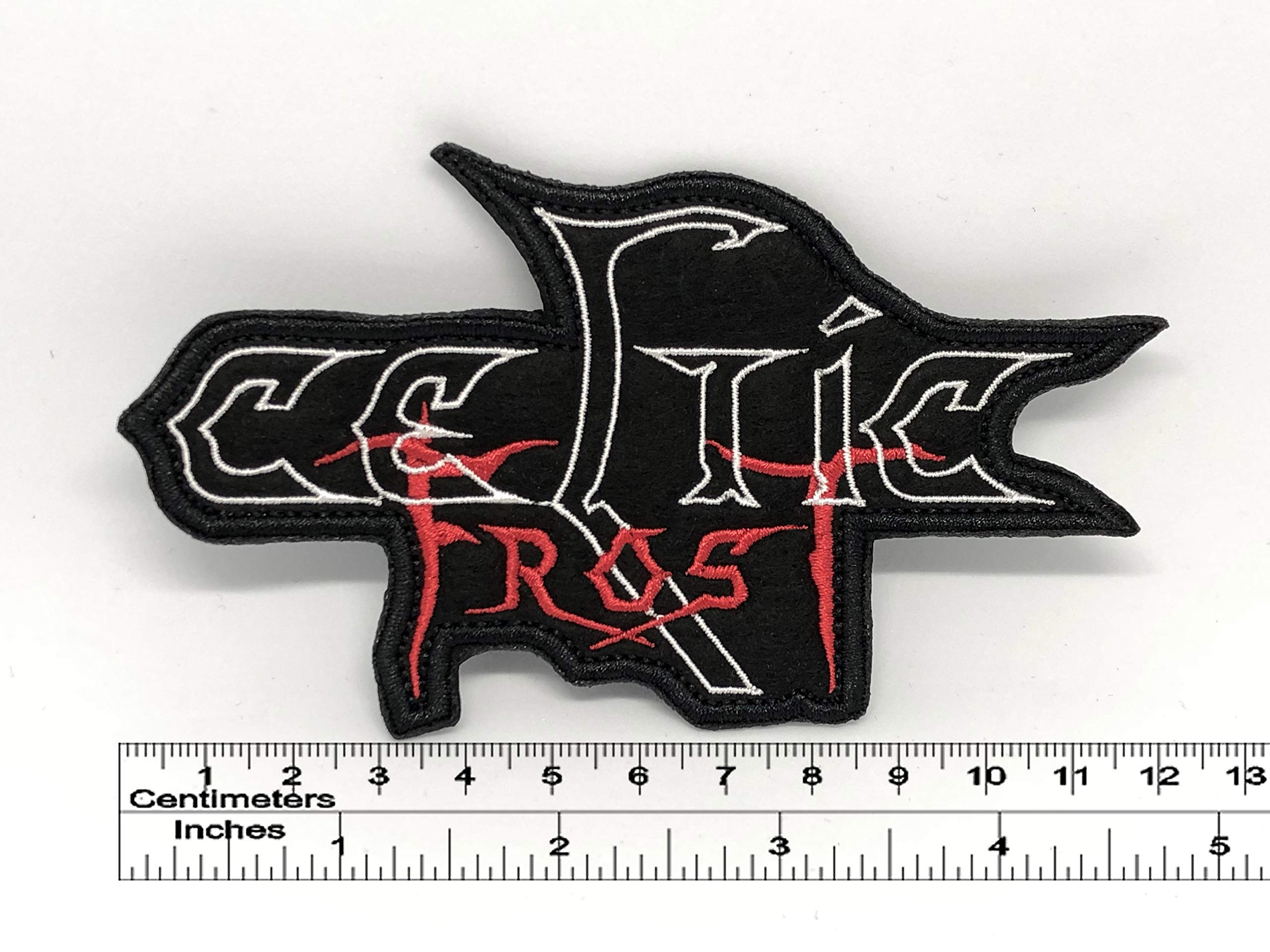 Celtic Frost Logo Patch 12,3cm x 7cm / 4,84